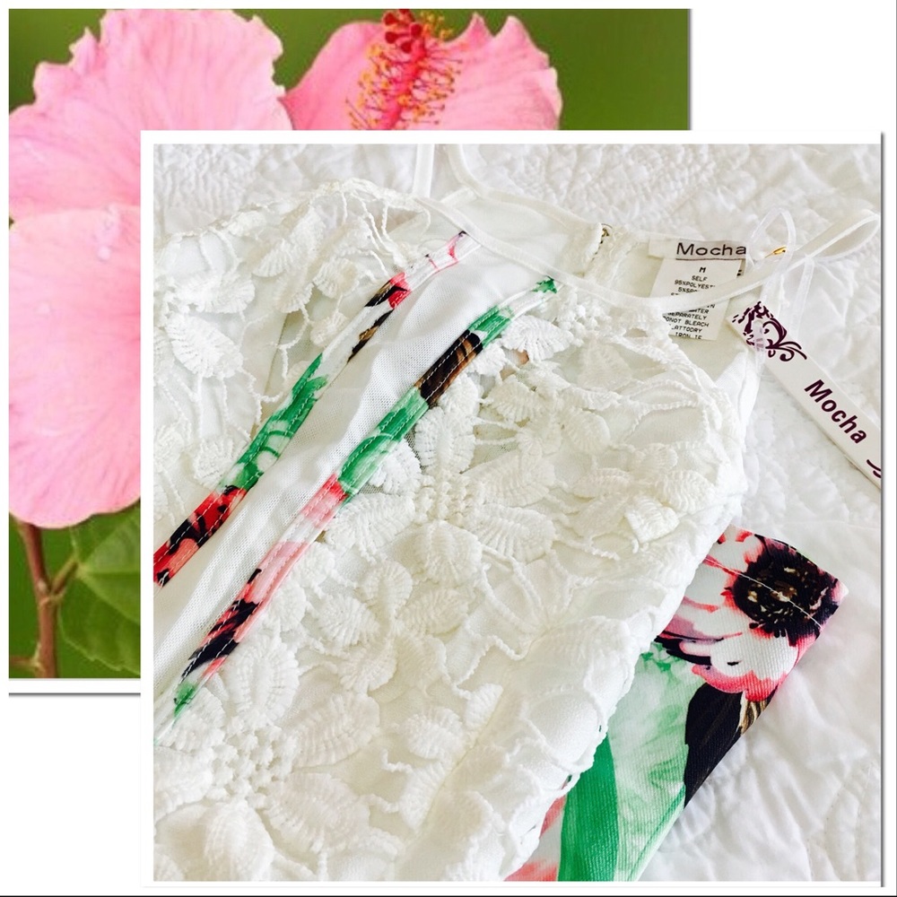 *LAST 2!* Spring Floral Garden Party Romper - Picture 3 of 7